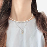 Lune 4mm Pearl Necklace