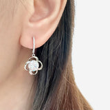 Eternal Bloom Huggie Hoop Earrings