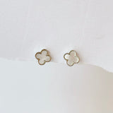 Silver Vanya Clover Everly Earrings