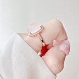 Aria Rose Quartz Ring