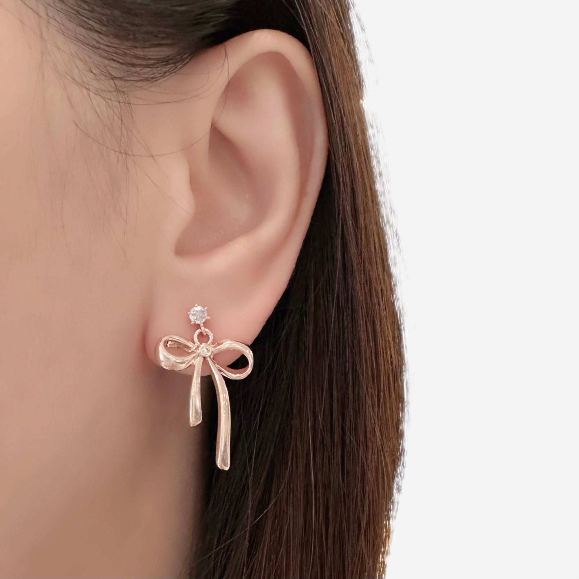 Rose Gold Made in Korea Earrings Korean Anting Cubic Zirconia Jewellery Malaysia piercing 925 Sterling Silver hypoallergenic 2 way earrings Jewellery Online Malaysia Shopping No Piercing Perfect Gift special gift s925 dainty anting jewellery Malaysia Gift for her Rose Gold Korea Made Earrings Korean Jewellery Jewelry Cubic Zirconia Dainty Delicate Minimalist Jewellery Jewelry Bride Clip On Earrings Silver Gift Set present gift for her gift ideas daily wear earrings ribbon earrings birthday gift