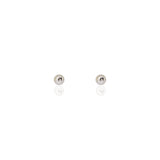 Silver Tiny Dot Earrings