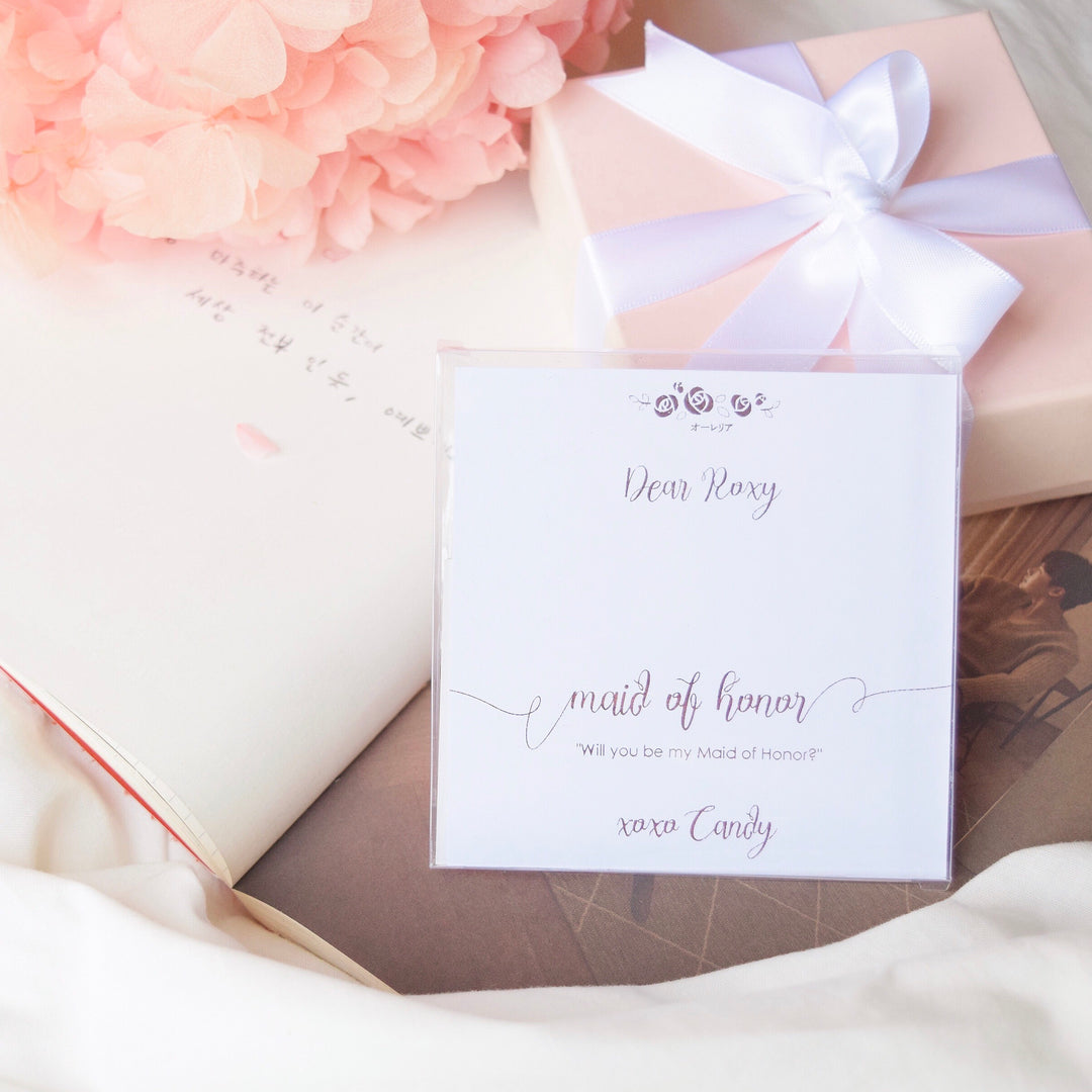 Bridesmaid Card | Gift Ideas – Aurelia Atelier